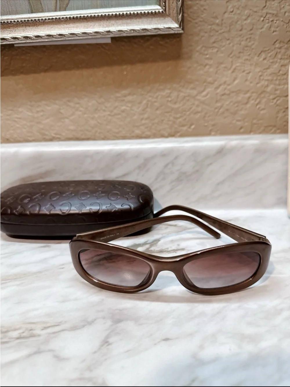 Authentic Celine Vintage Sunglasses - Bronze/Brown with Original Case
